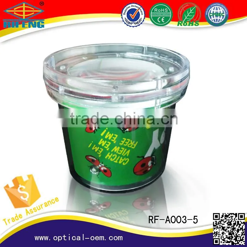 Hot sale China two ways educational Insect viewer insect jar magnifying glass