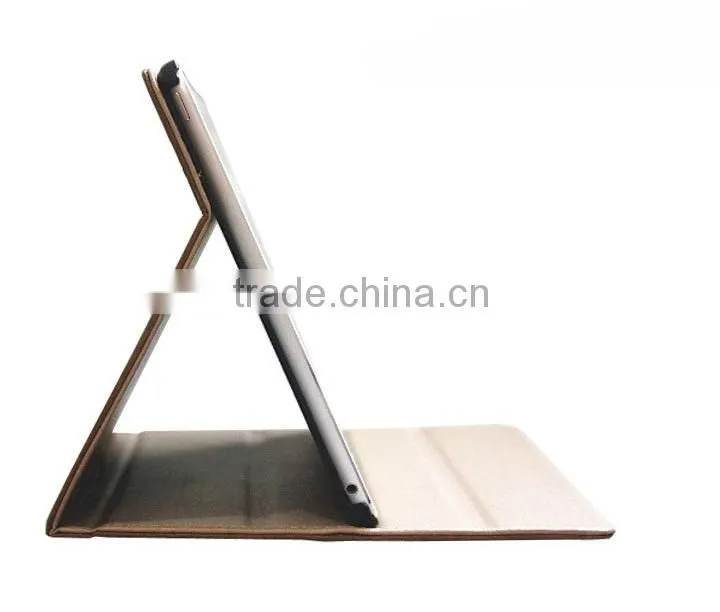 wood grain Leather Cases for apple iPad Air 2 Stand Tablet Case