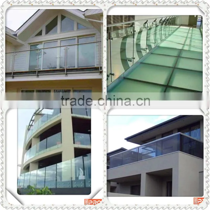 Stainless Steel Railing Systems,Glass Stair Handrail,Stair Glass Railing Prices