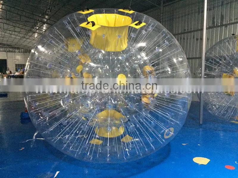 cheap 1.0mm PVC Zorb Ball,3 meter diameter Inflatable Zorb Ball for adults