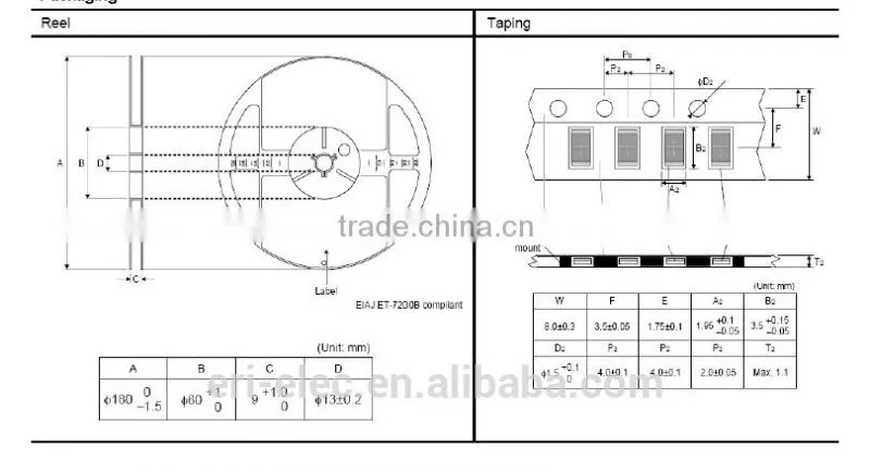 Chip Resistor 0805 J 1K8