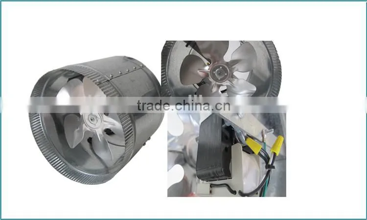 Hydroponic Ventilation 650CFM 10 Inch Quiet Small Centrifugal Fan