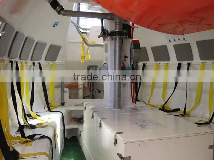 16 persons totally enclosed lifeboat/ Free fall life boat launching device