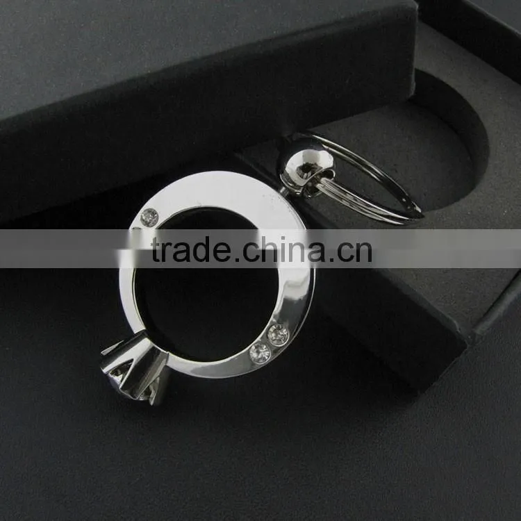 2016 promotion special metal key chains keychain keyring with drill