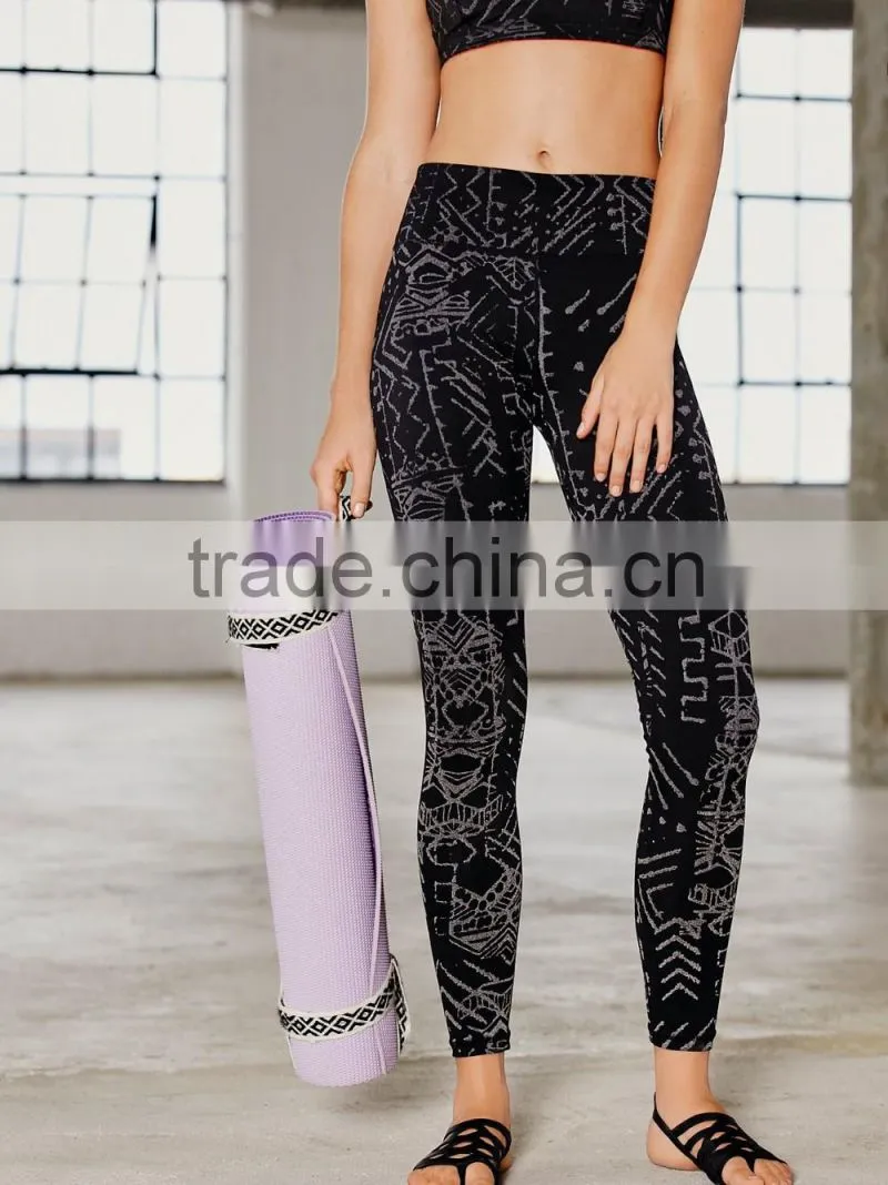 OEM custom yoga pants, wholesale sport leggings women's gym wear