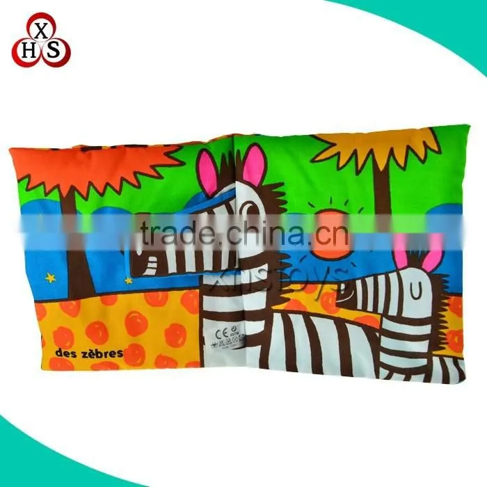 2016 baby kids soft plush memory cloth book, cute fabric baby bath book