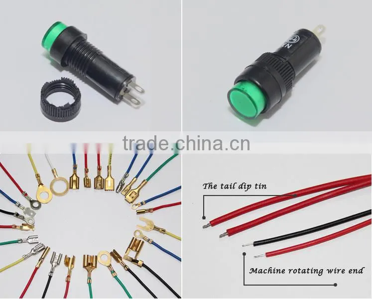 2015 waterproof plastic 10mm 230v led neon green lantern led lamp 2015 new waterproof 8mm metal signal led tube 24 volt led ind