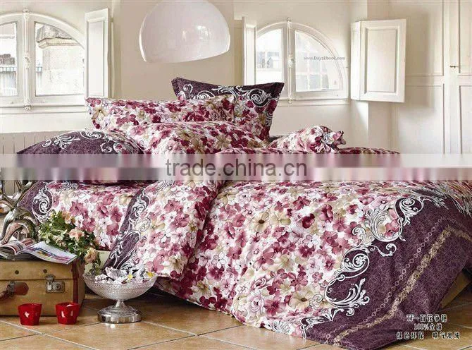 home textile fabric made by 100% polyester with beautiful design printed soft fabric