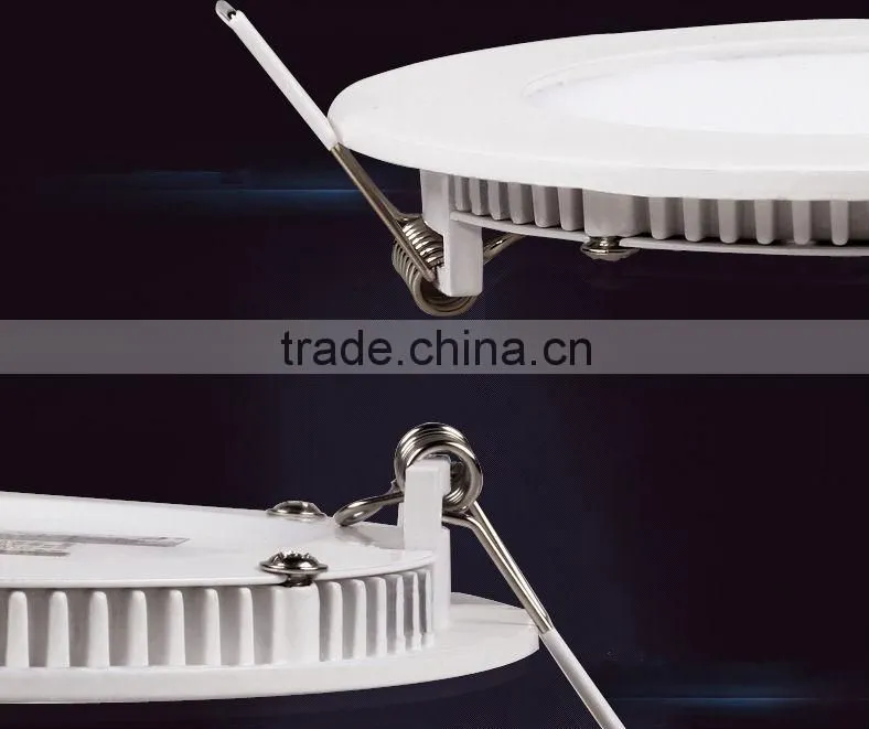 Hot sales ultra thin square/round recessed round led panel lights