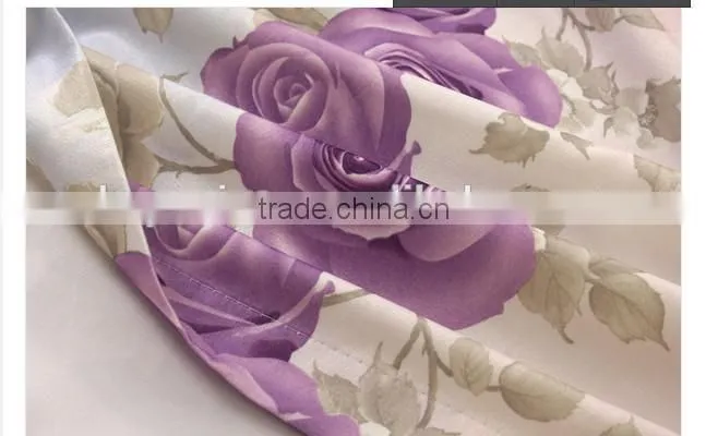 2015 hot sale printed designed No. 09 window curtains, made- up black out fabric in home or hotel