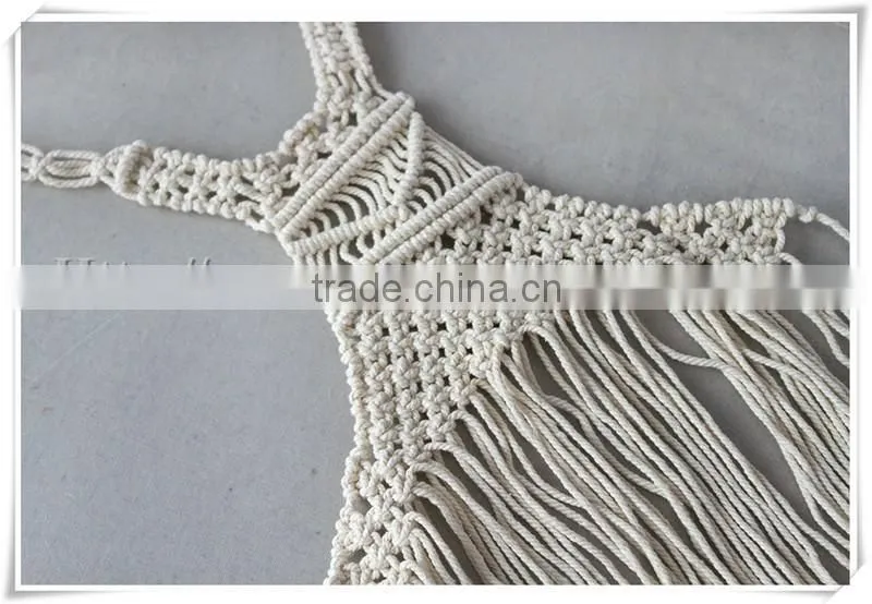 Wholesale latest design knitted natural necktrim crochet neckline for wommen clothes