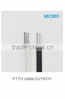 single mode 4 core oval type Outdoor FTTH Drop cable for Bahrain cabling operator