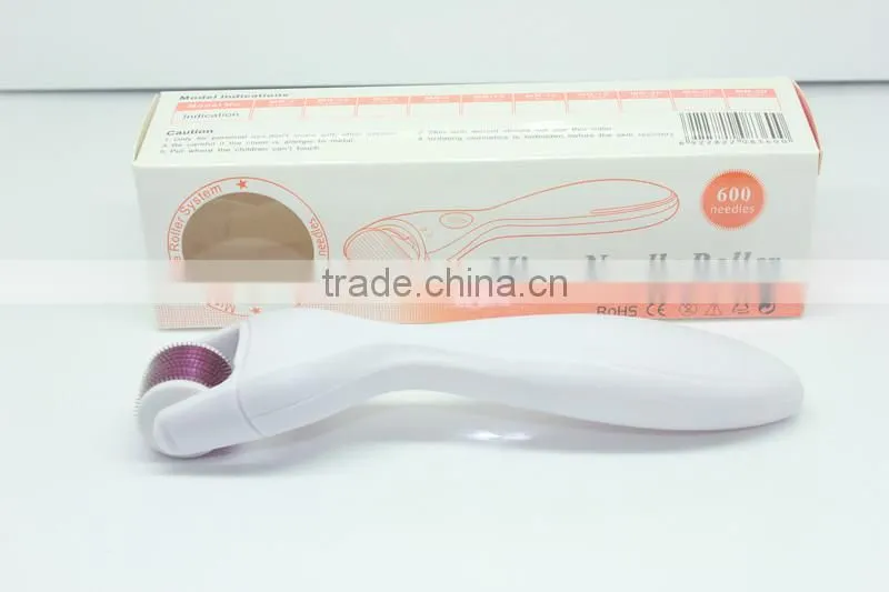 Newest acupuncture needle micro needle derma roller 600 needles for removal wrinkle