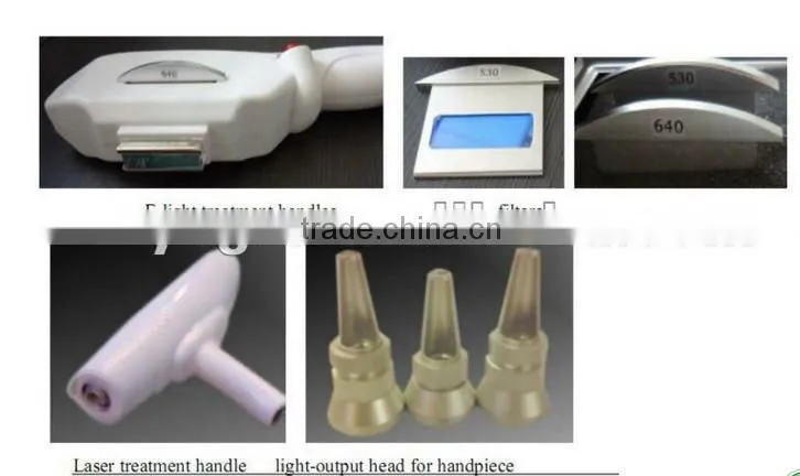 GIR-10 E-light (IPL+laser +RF) multifunctional beauty care machine for skin tighten / rejuvenation