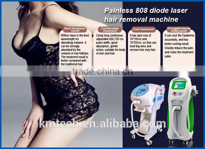 2014 Top Quality High Accuary 808nm Laser Hair Removal Machine Price