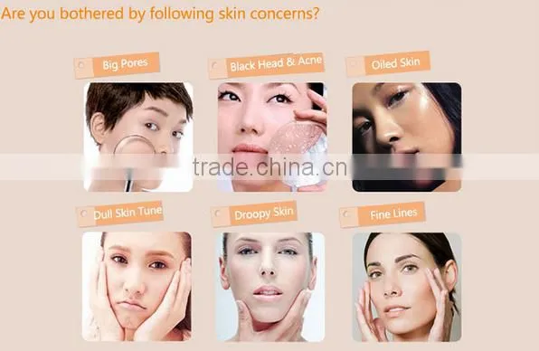 2015 best mini hot and cool sonic skin tightening body and face products for home use