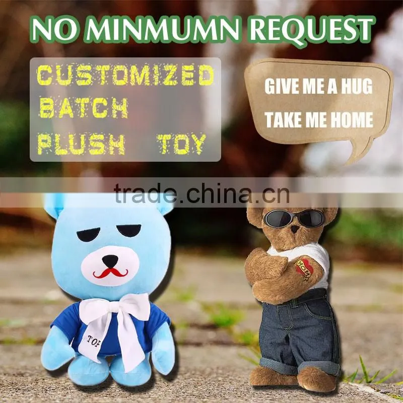 Christmas or valentine gift lover teddy bear plush toy with heart(CE/EN71)