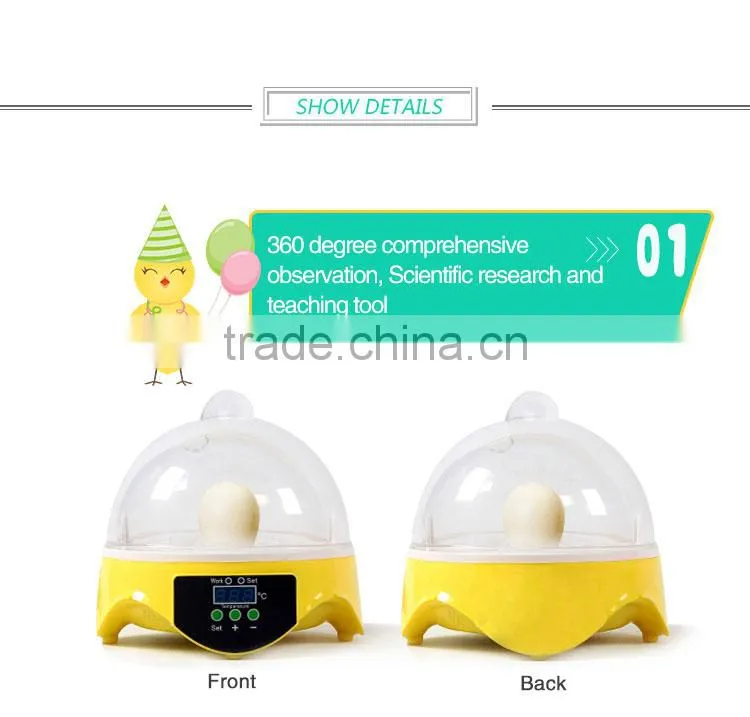 2017 HHD used automatic household 7 chicken egg incubator for sale