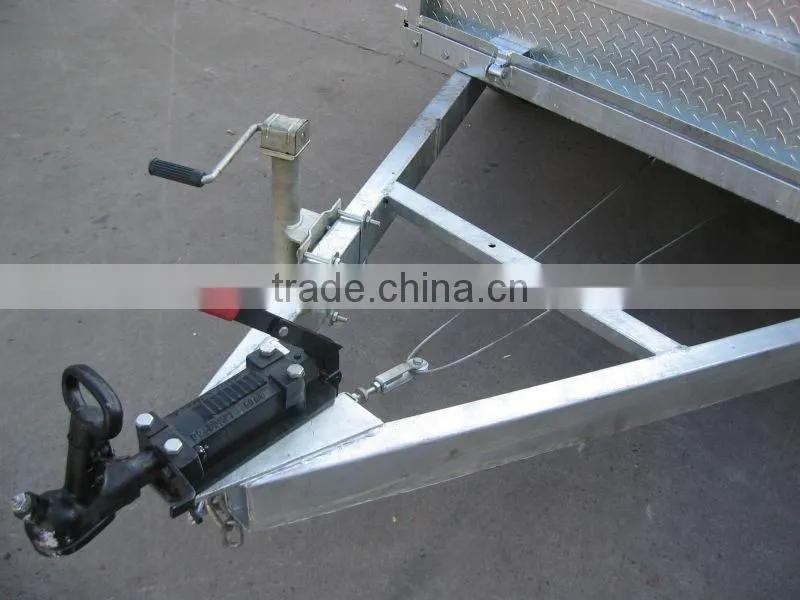 Hot dipped galvanized Tandem Trailer / double axle trailer