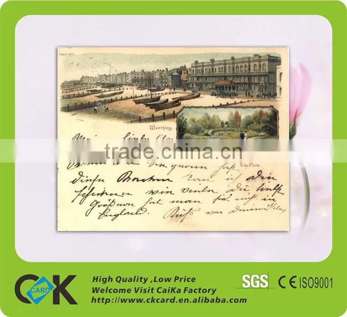 110gsm art card post card/christmas card printing