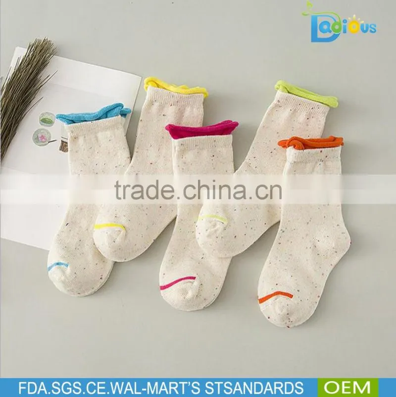 New design hot sale eco hosiery baby socks cartoon fox animal knee high socks