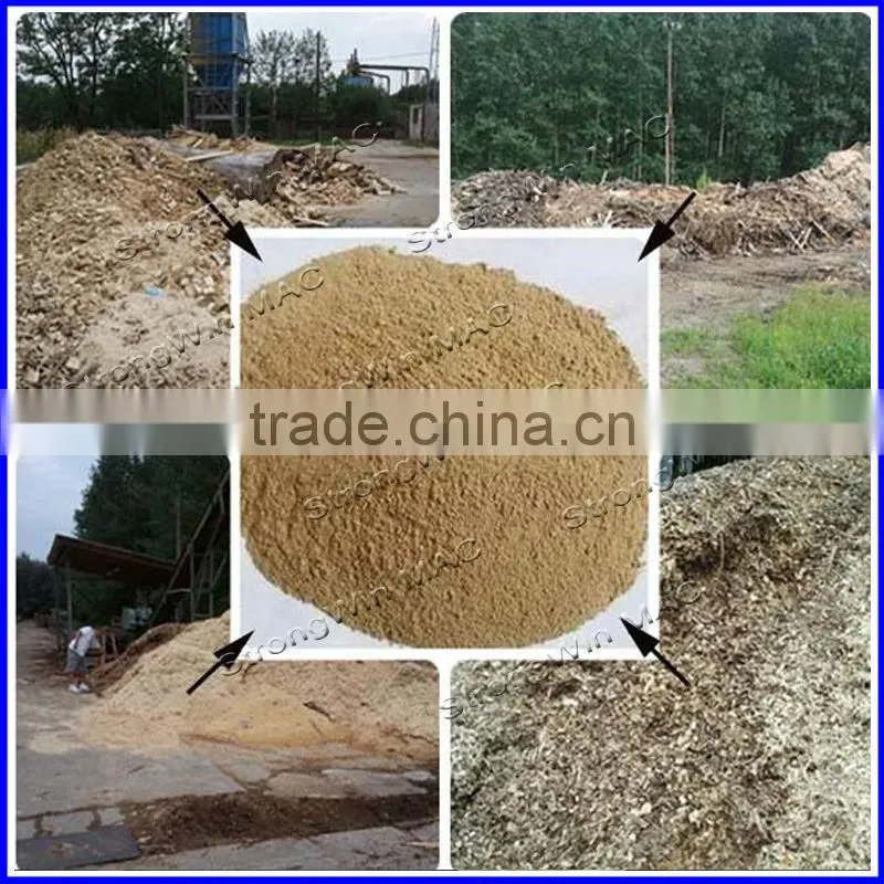 Strongwin wood chip hammer crusher hammer mill crusher wood pallet hammer crusher