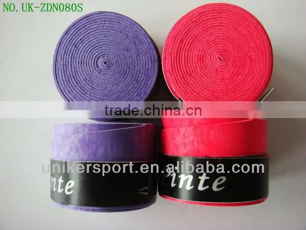 High quality custom logo 0.8mm thickness holes racket overgrips, paddle grips