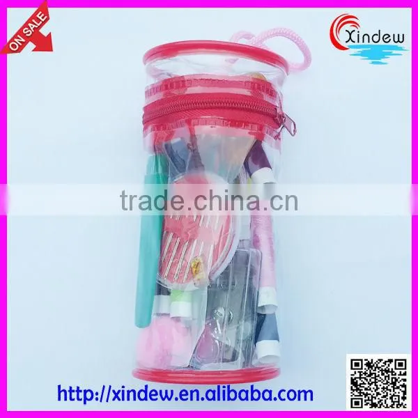 High quality cabinet and delicate mini sewing kit in PVC bag
