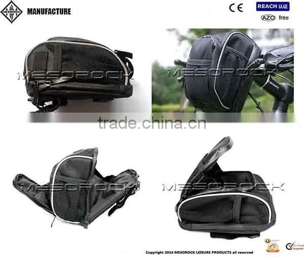 Bike Front Frame Tube Bag Outdoor Cycling Bicycle handlebar Pannier