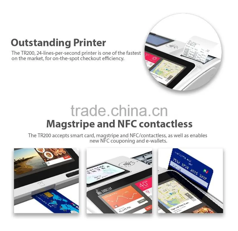 4G mobile android tablet pos