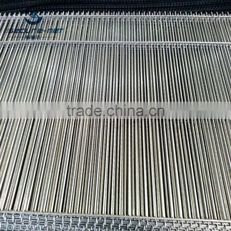 pvc coated garden fencing 3D curved fence factory directing supply