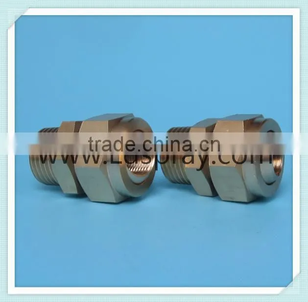 Brass adapter connect spray adjustable ball nozzle