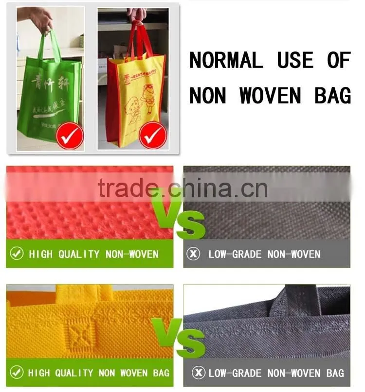 Factory specialized in making non woven bag, fine workmanship and superior quality
