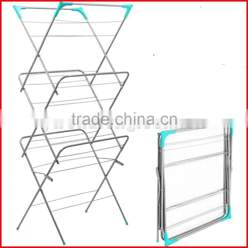 Clothes Airer 3 Tier Laundry Dryer Concertina Indoor Outdoor Patio Horse Towel