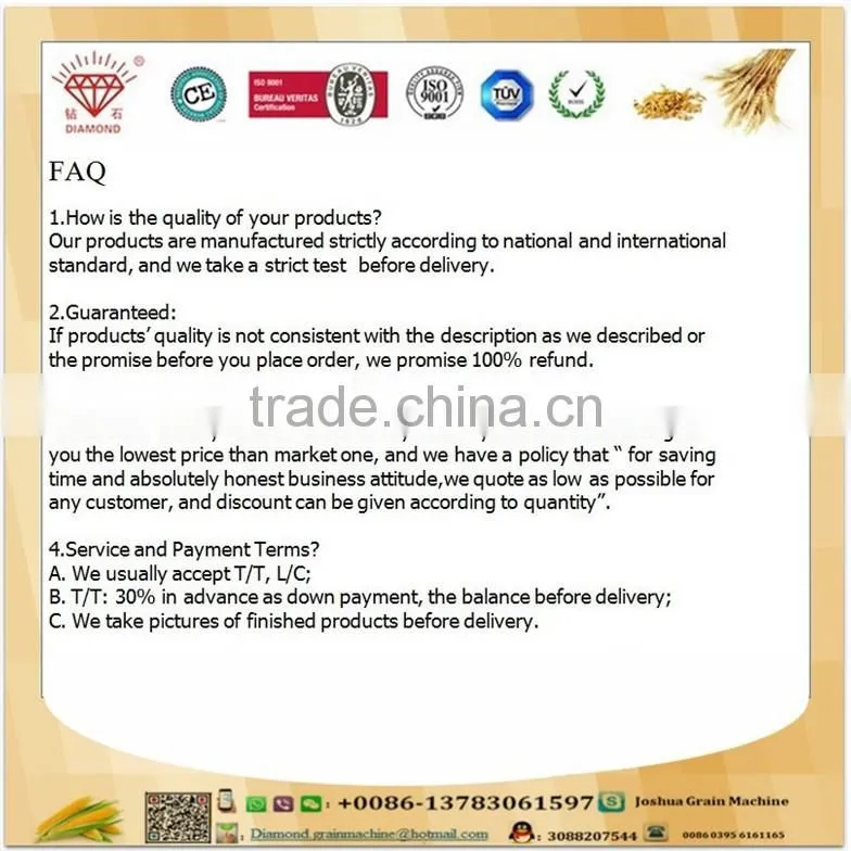 Wide usage flour mill removing light impurities cycling air separator