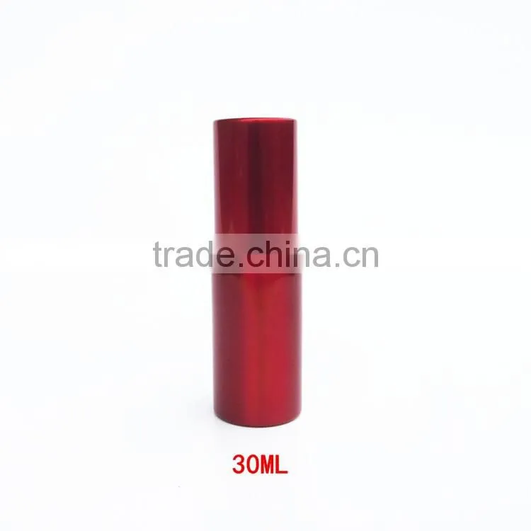 Wholesale 30ml-500ml aluminum spray perfume bottles with metal cap for cosmetic packaging