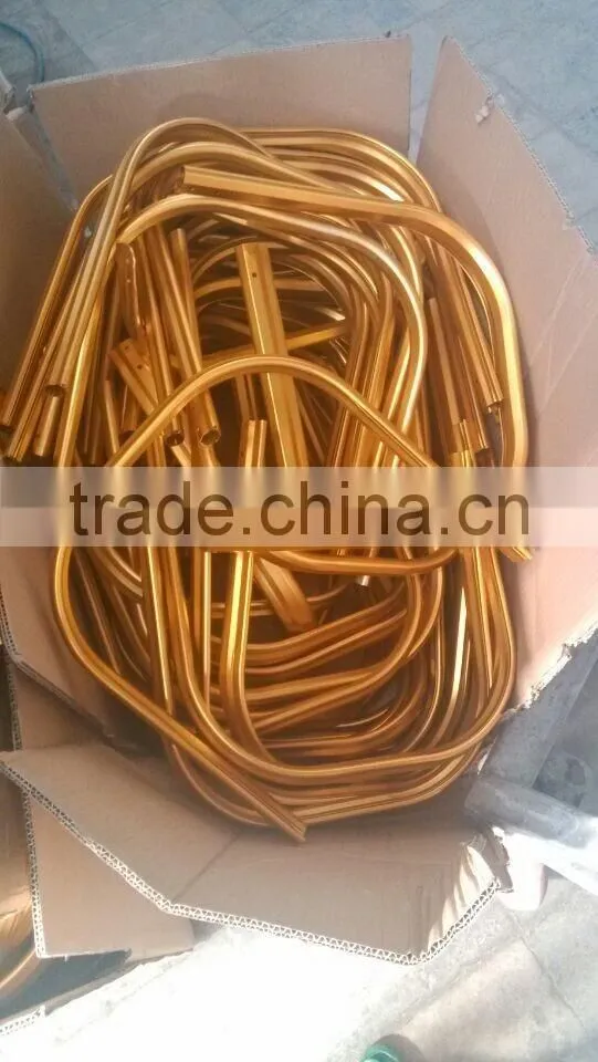 OEM aluminum tube bending bendable aluminium tube with color anodization