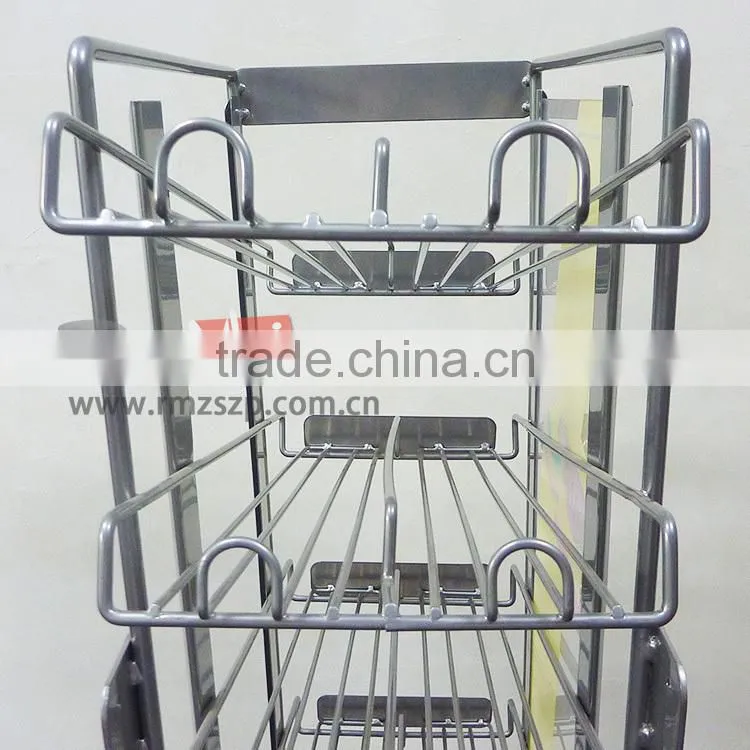 solid metal milk tea display holder