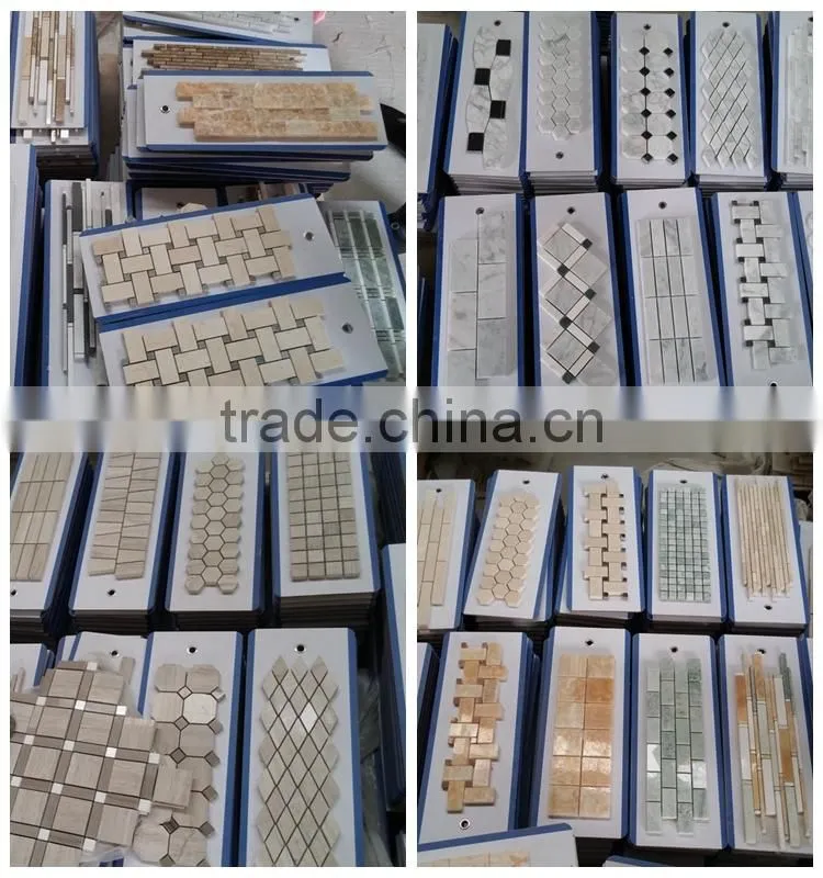 Crema Marfil Marble Mosaic Tile, Beige marble mosaic Tile