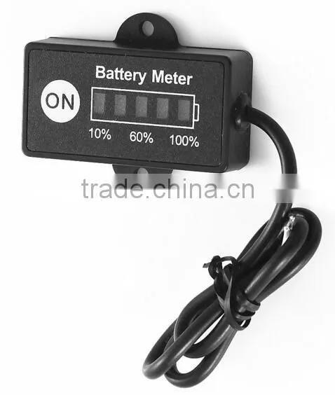 12v rectangular battery indicator meter