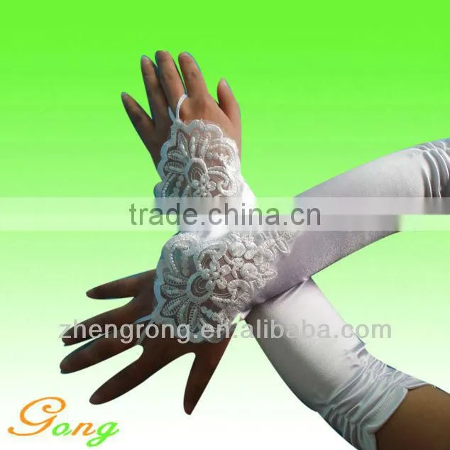 The Newest Style Fashion Satin Gloves