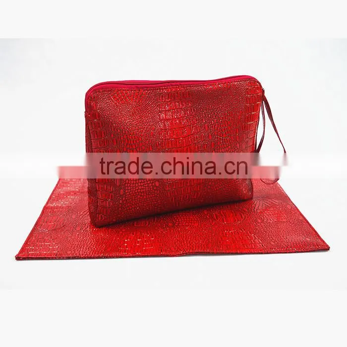 Store More Fashion Girl Travel Make Up Cosmetic Pouch Storage Holder Hand Bag Clutch Handbag Lady Casual Purse