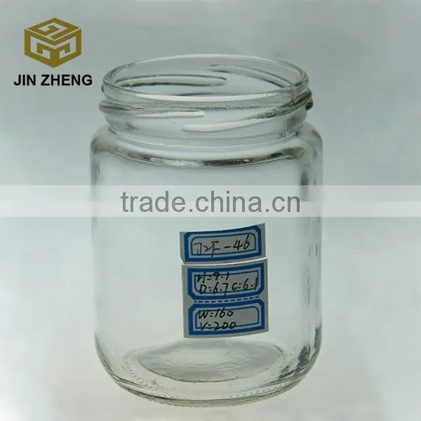 330ml 11oz beautiful various colored roped seasoning spices glass jar with plastic cover and spoon