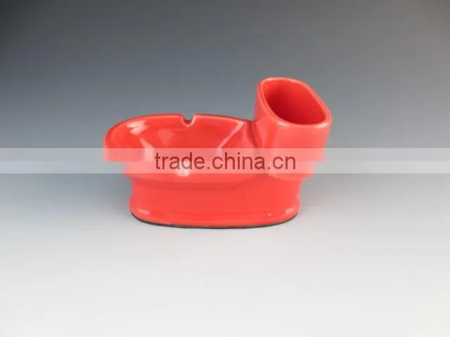 white ceramics type funny closestool shaped eco-friendly ashtray