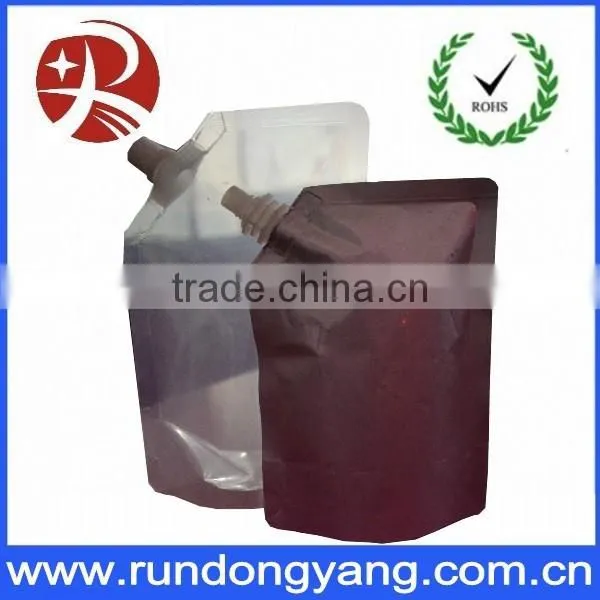 Beautiful printed plastic stand up bag