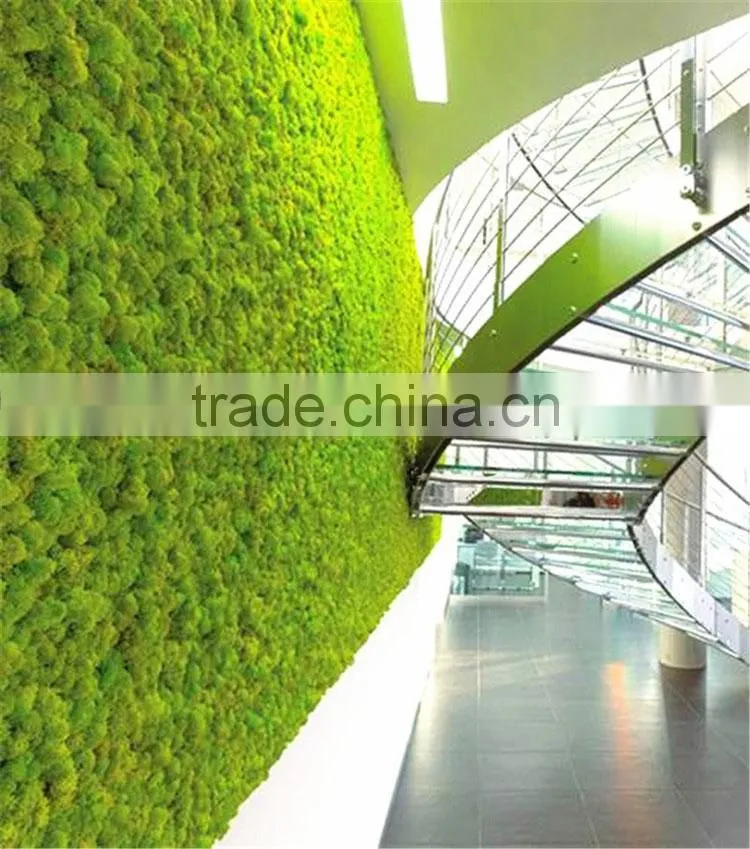 hot selling artificial plant wall artificial green wall artificial moss grass wall for decoration