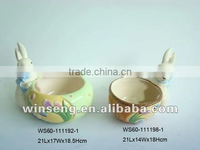 Hot style household items the Easter bunny ceramic ashtray