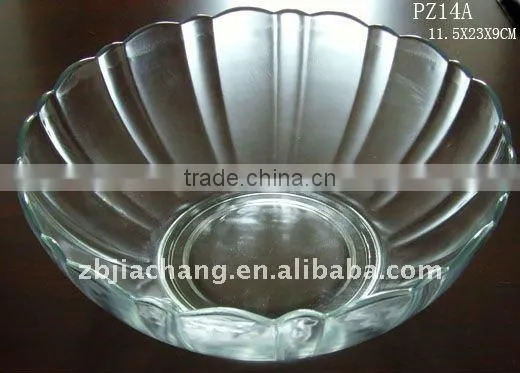 Crystal glass bowl