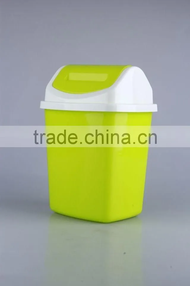 Plastic Trash Can Household Garbage Can/Rubbish Bin