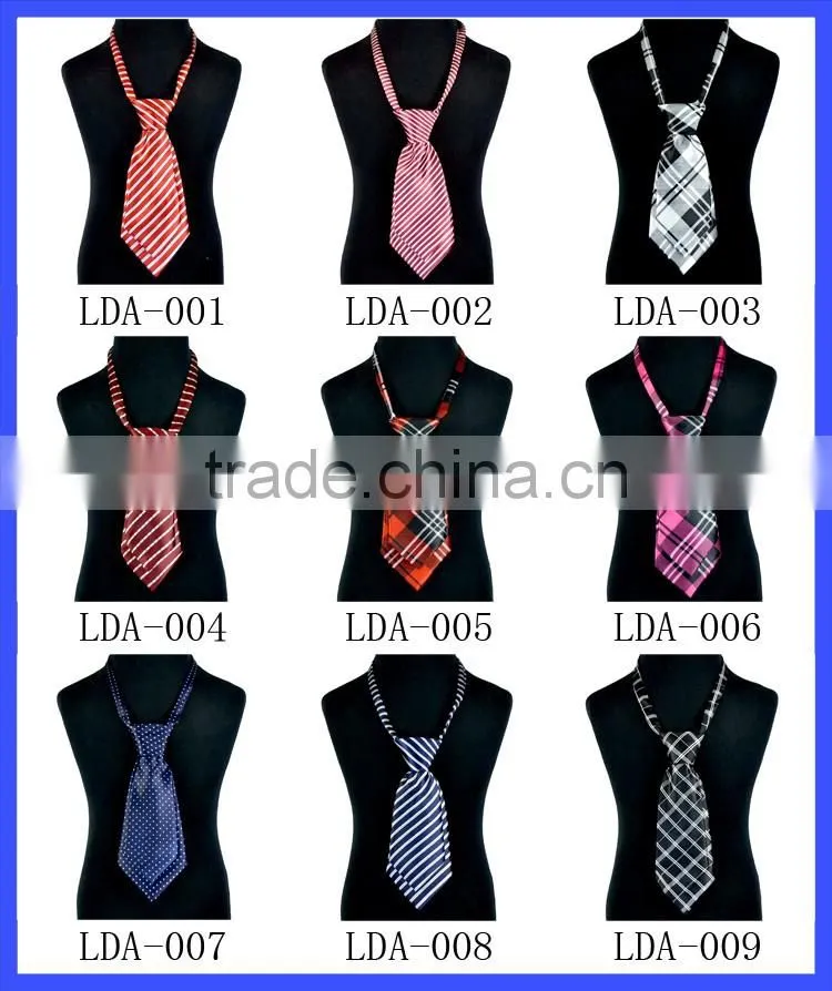 High Quality Fashion Polyester Necktie For Baby Neckwear tie